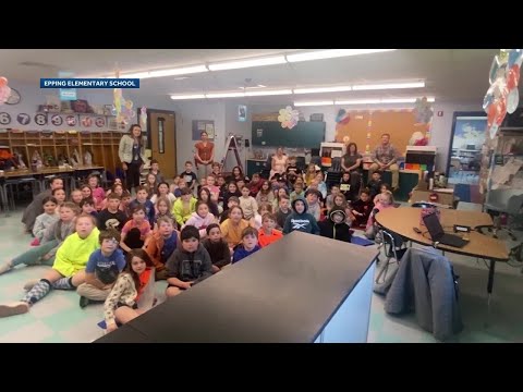 'Good Morning, New Hampshire' message from Epping Elementary School