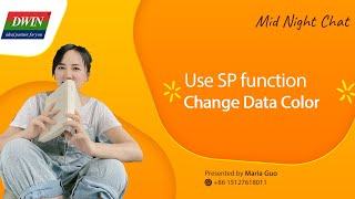 Maria's Chat: Change the data color via SP function #dwin #dgus screenshot 5
