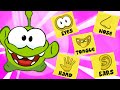 Learn Five Senses with Om Nom | Preschool Videos For Kids | Learn With Om Nom