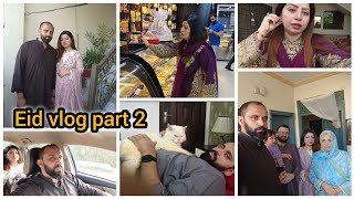 Eid Vlog part 2 | Attock to Okara vlog | In laws K sath Eid spend ki