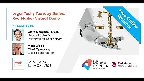 Legal Techy Tuesday Series: Red Marker Virtual Demo