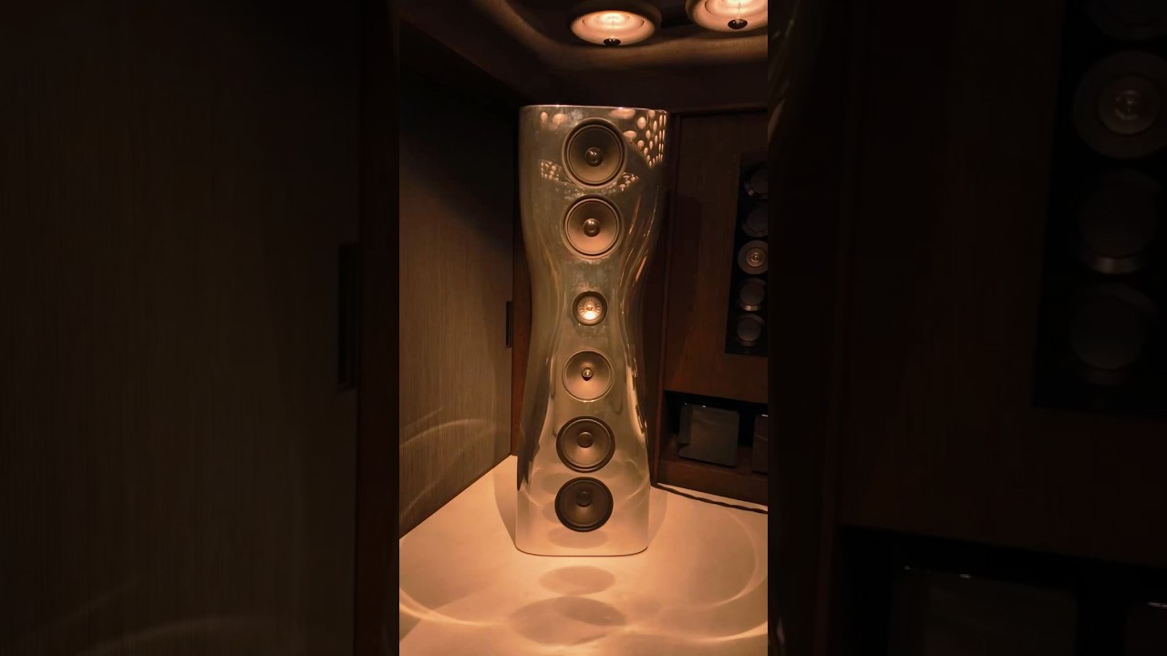 KEF Muon Speakers at the KEF Music Gallery in London