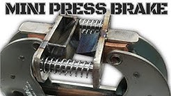 Metal Bending Mini Press Brake - Powered by Dimide Clamp - Steel Bender