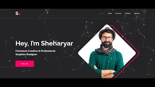 Complete Responsive Personal Portfolio Website using HTML CSS & JavaScript