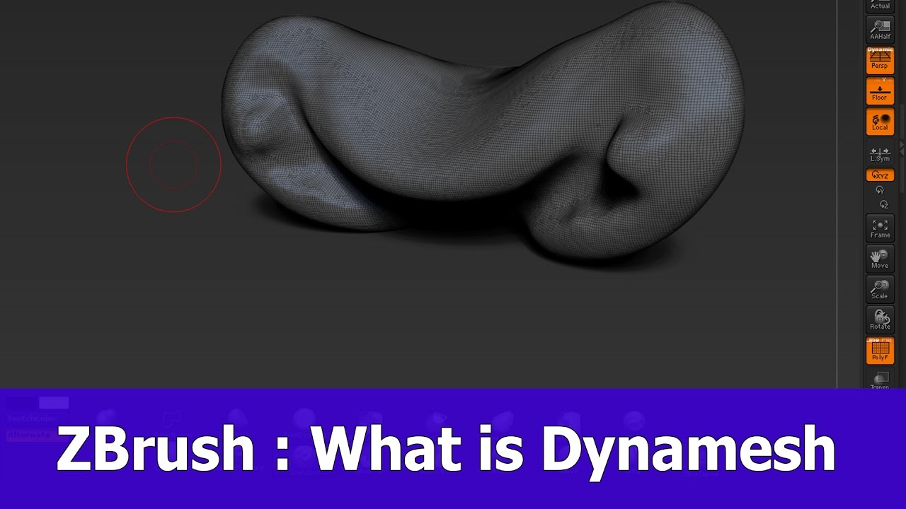 how to use dynamesh in zbrush 4r7
