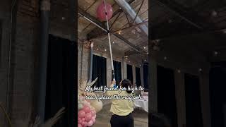 High ceiling balloons , #magnet #pole #magpole #highceilings #decoration