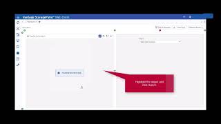 Vantage StoragePoint Web Client: Create a Dashboard