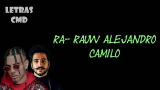 Rauw Alejandro & Camilo - Tattoo Remix (LETRA)