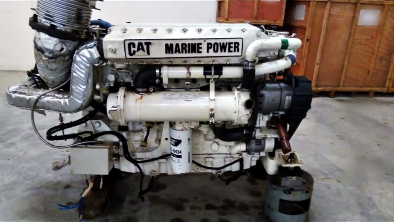 Caterpillar C12 Marine Generator Engine and Propulsion Engine