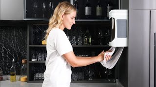 Hand Towel Dispenser Keeps Towels Dry & Sterilized !!!