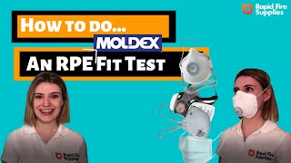 How to do an RPE face fit test: MOLDEX face fit kit explained