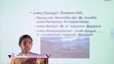 Biosystems Technology - Post harvest Technology in Fish-E-learning programme of Jaffna Hindu college