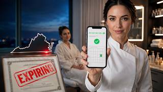 How to renew an esthetician license online in Virginia