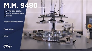 LAM PLAN - M.M.9480 S - Lapping & polishing machine