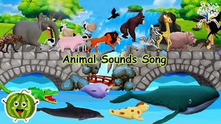 These Are the Sounds of Animals! Animal Sounds Song for Kids || Edufam Kids Song and Nursery Rhymes