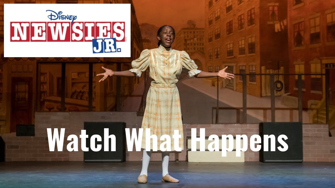 Newsies jr watch what happens 10 year old shines on stage 