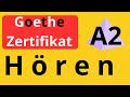 Goethe Zertifikat A2 Hören | German Listening Exam A2