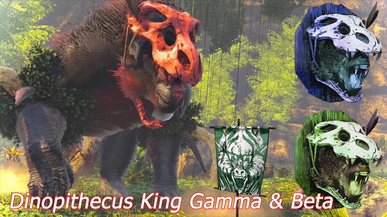 Ark Lost Island#12 | Đại chiến Dinopithecus King Gamma & Beta