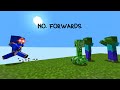 Beating Minecraft Without Walking Forwards