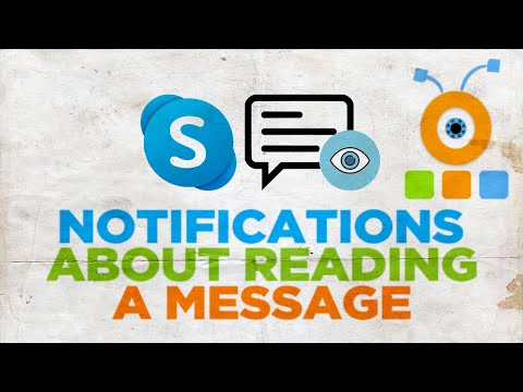 How to Turn On Notifications about Reading a Message on Skype