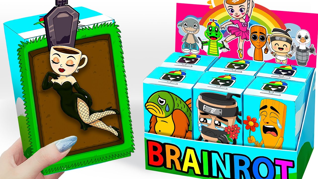 💖Paper DIY💖 UNBOXING The ESPRESSONA SIGNORA Box pt.2☕ Open All ITALIAN BRAINROT MYSTERY BOX