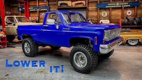 Lowering the RC4wd TF2 Scottsdale, Trailfinder Tech, Leaf Spring Truck Science