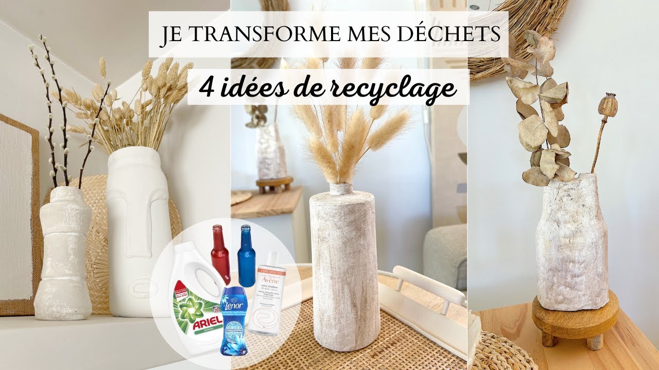 DIY →JE RECYCLE MES DÉCHETS DU QUOTIDIEN ☞ LE RÉSULTA EST BLUFFANT ♻️🤭