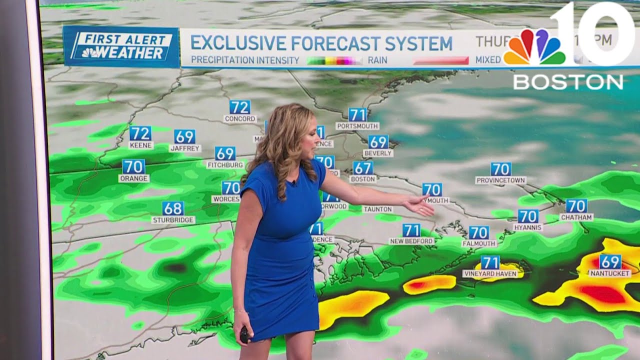 Boston weather: Partly sunny and comfortable today - YouTube