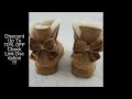 New Classic Velvet Bow 100% Genuine Sheepskin Leather Snow Boots Natural Fur Women Boots Warm Winter