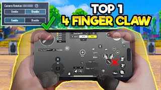 How To Get The Best 4 Finger Claw Control Setting | BGMI & PUBG MOBILE screenshot 5