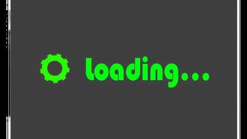 loading Screen Test Blender 2.49b