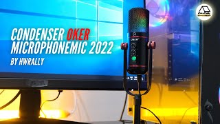 ไมโครโฟนตั้งโต๊ะ ใช้กับโน้ตบุ๊คPc และโทรศัพท์มือถือได้ OKER CONDENSER MICROPHONEMIC 2022 By Hwrally