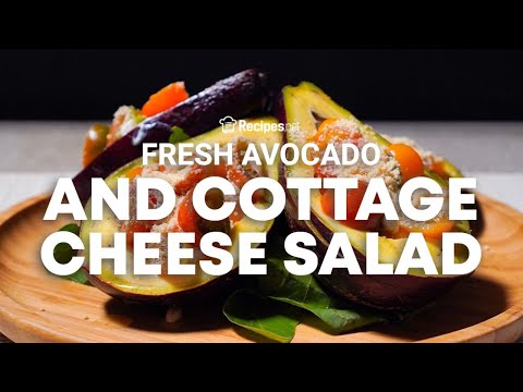 Video: Avocado, Cherry And Cottage Cheese Salad