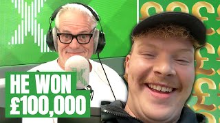 Our £100K winner can finally afford his own place! | The Chris Moyles Show | Radio X