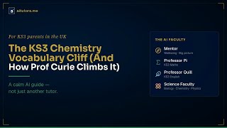 The KS3 Chemistry Vocabulary Cliff (And How Prof Curie Climbs It) | aitutors.me