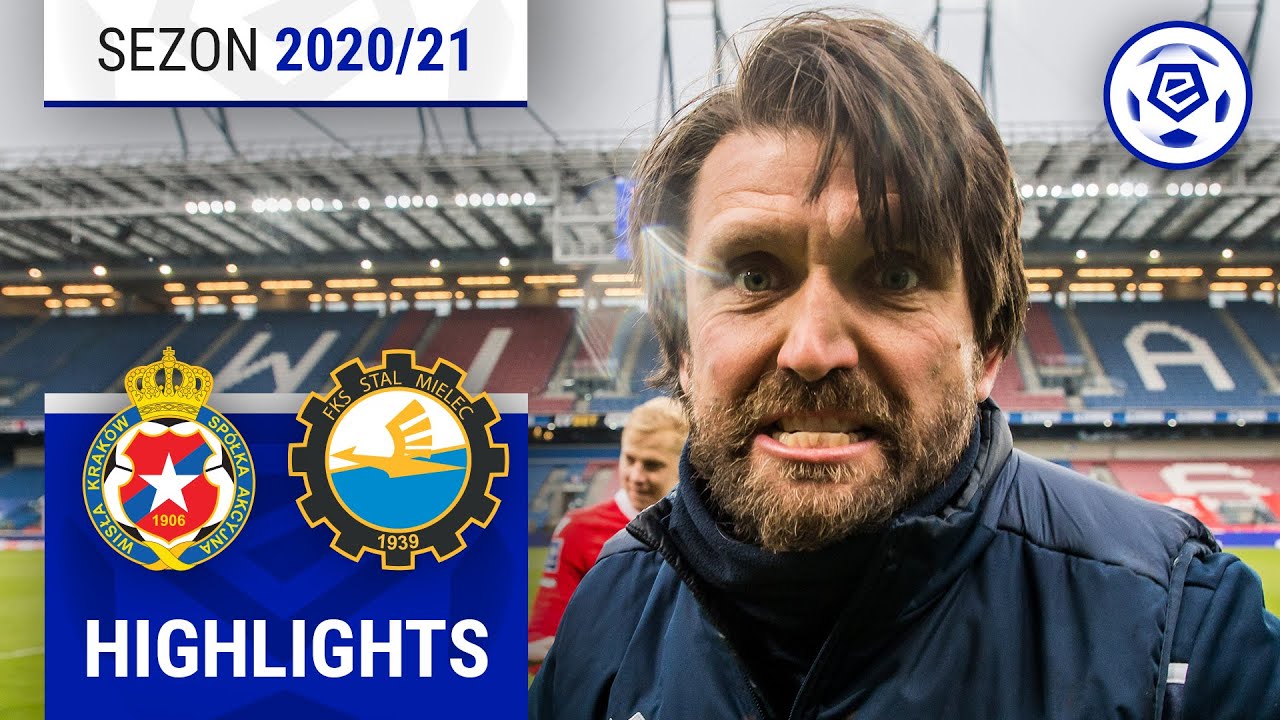 Wisła Kraków - Stal Mielec 3:1 | SKRÓT | Ekstraklasa 2020/21 | 22. Kolejka