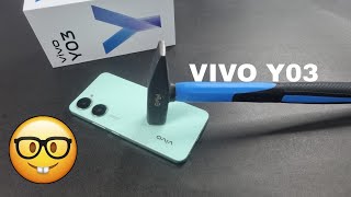 Vivo Y03 Screen Scratch Test 🔨🛠️| Vivo Y03 Durability Test 🔨