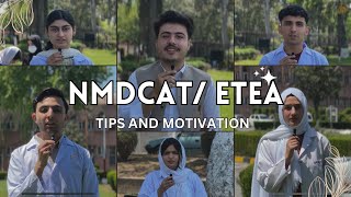 ETEA / NMDCAT TIPS AND MOTIVATION BY TOPPERS | Ayub Medical College.