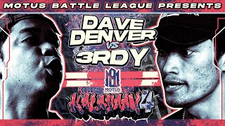 Motus Battle - Dave Denver vs 3RDY | Pedestal 2 Quarters 🏆