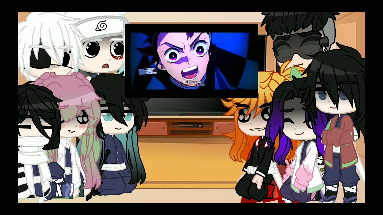•||Hashiras reagem ao rap da Nezuko e do Tanjiro 