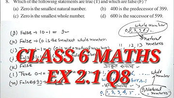 Class 6 maths ex 2.1 Q8 ।। Chapter- 2 ।। Whole numbers।। Ncert Cbse
