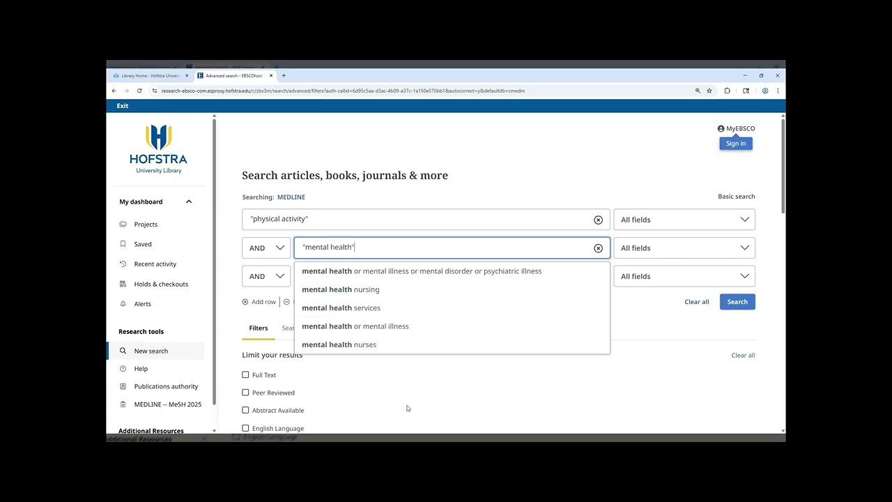 Using a Research Database to Find Scholarly Articles