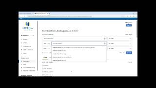 Using a Research Database to Find Scholarly Articles