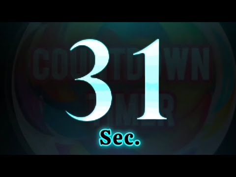 31 Seconds Timer with ticking Sound effects🎶 #shortvideo #video #viralvideo #trending ⏰️