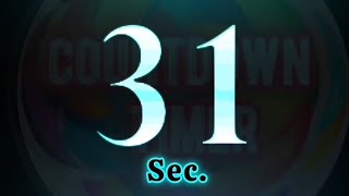 31 Seconds Timer with ticking Sound effects🎶 #shortvideo #video #viralvideo #trending ⏰️