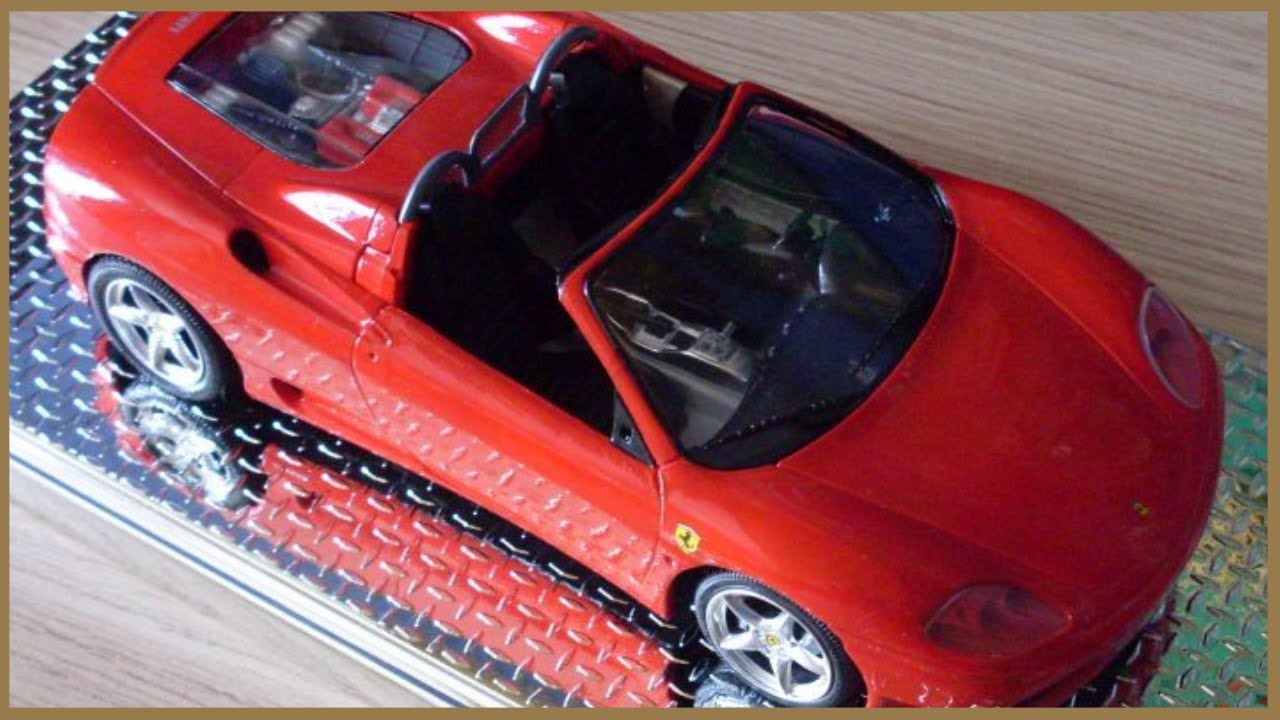 Kit Montaggio Ferrari 360 Spider Revell 1/24 - Modellino In Plastica Art. 07085 - Foto 3
