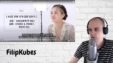 REACTION TO TWICE “MORE & MORE” 60 Seconds Speed Interview_ DAHYUN, CHAEYOUNG, TZUYU - REACT