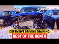 Defensive Driving Training | BEST OF MONTH (FEBRUARY) | Bad Drivers in USA & Canada (w/ Commentary)