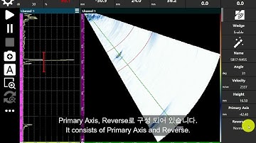 [PAUT/NDT] Portable Program Manual #6 Wedge Setting