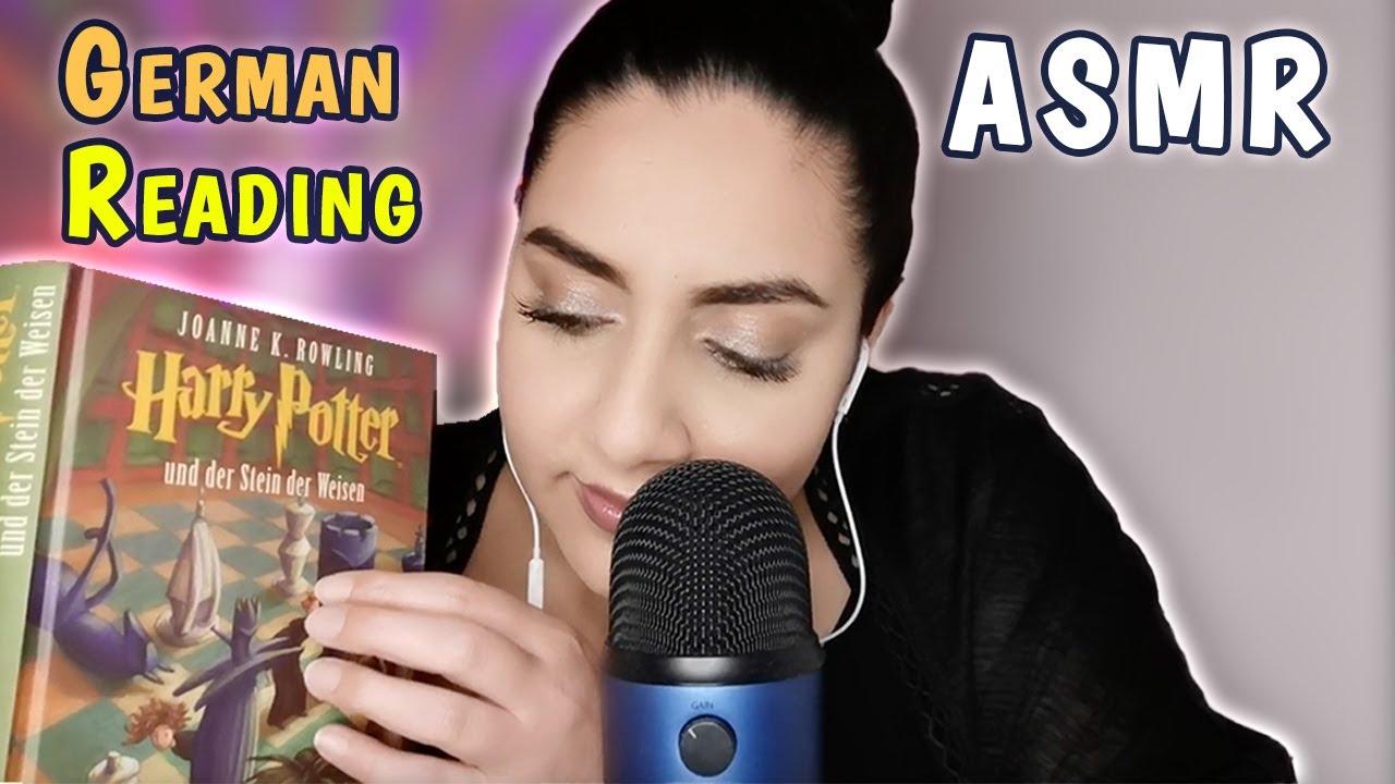 ASMR Whispered Reading You To Sleep | Harry Potter lesen (Deutsch) ASMR Harry Potter Reading 🌩